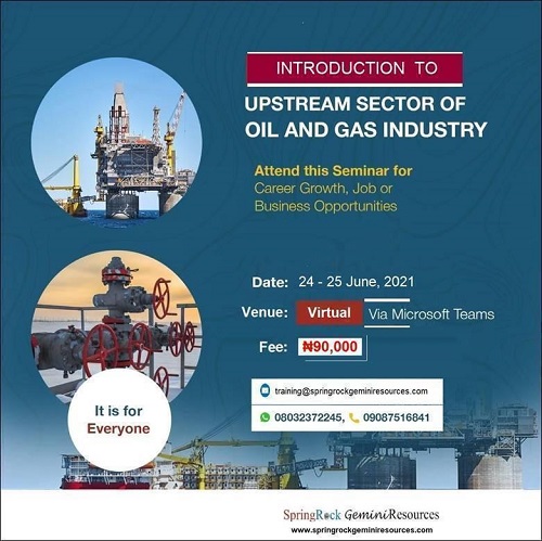 Introduction to Upstream Oil and Gas Industry Course