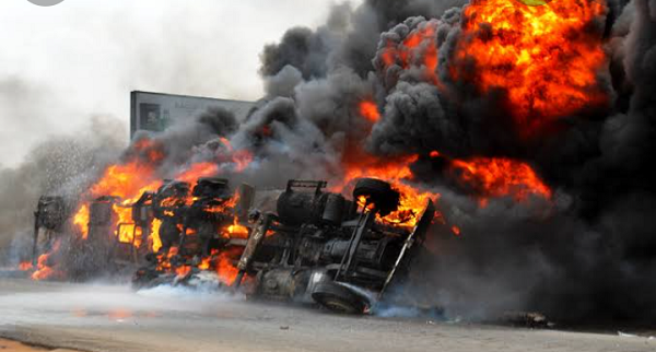 Tanker Explosion: Five Dead, Vehicles Burnt on Lagos-Ibadan Expressway