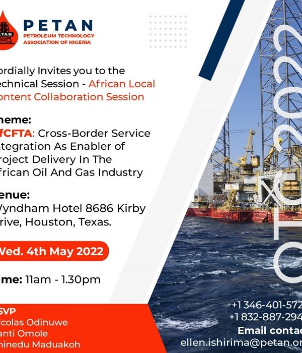 PETAN to Host African Local Content Session at OTC