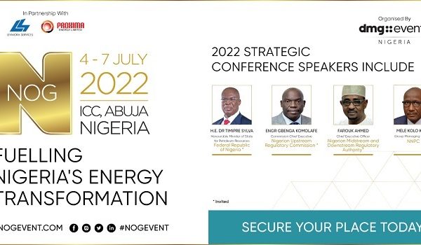 Experts to Discuss Global Opportunities for Nigeria Energy Sector at NOG 2022