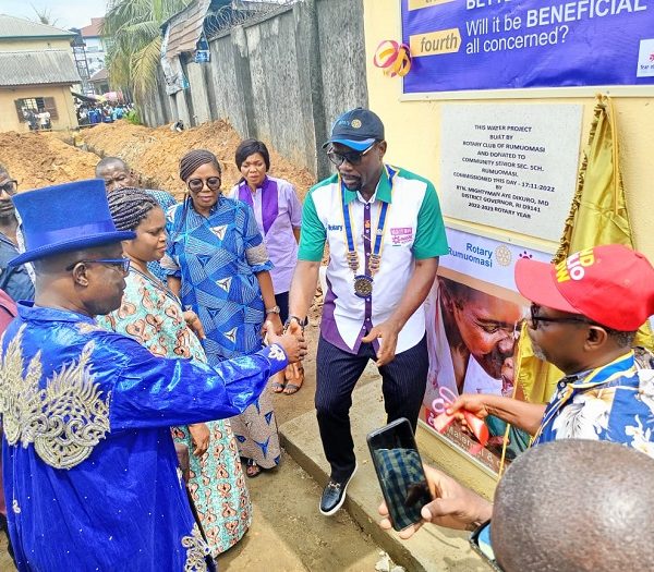 Rotary Club of Rumuomasi Delivers WASH Facility to Rivers Community Secondary School
