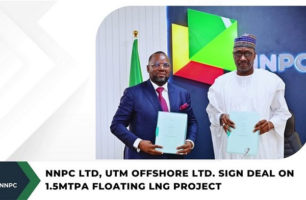 NNPC LTD, UTM Offshore Ltd. Sign Deal on 1.5mtpa Floating LNG Project