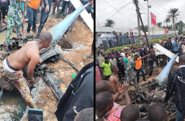Helicopter Crashes in Lagos as Four People are Rescued