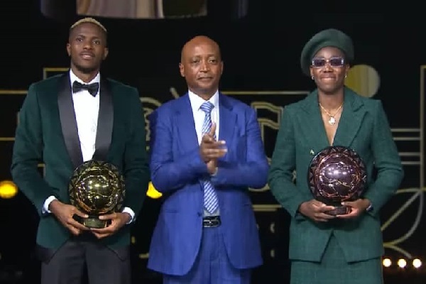 Osimhen, Oshoala Win 2023 CAF Men’s, Women’s Player of the Year Award
