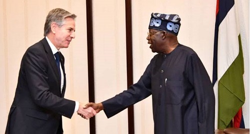 Blinken Visits Nigeria, Meets Tinubu