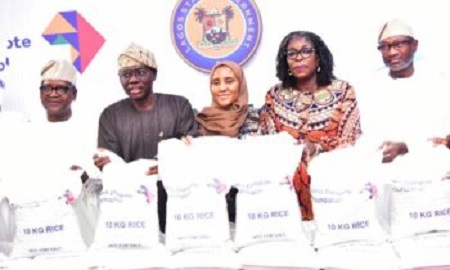 Dangote Foundation Donates 80,000 Bags of Rice to Lagos Residents
